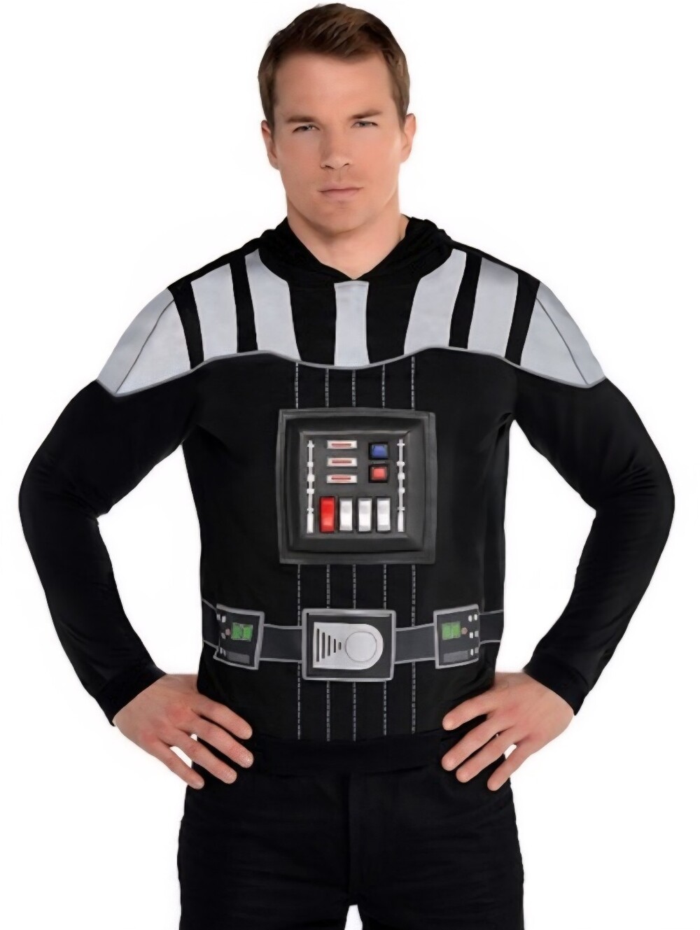 NWT Star Wars Darth Vader Hoodie /Halloween Costume Men's L/XL Hooded Cosplay